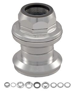 Komplet styrfilling 1" 30 mm i top og bund sølv