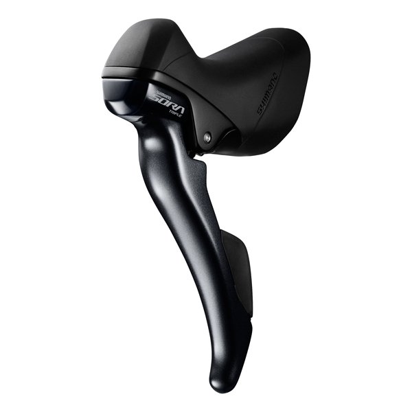 Shimano Sora ST-R3000-L - STI skifte- og bremse greb venstre - Dobbelt 9 speed sort