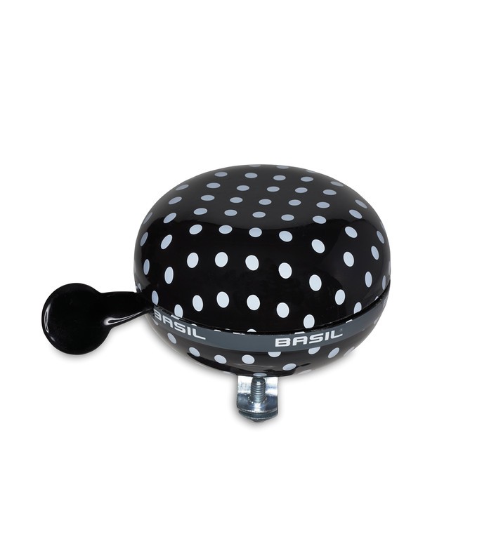 Basil Polkadot, Klokke, Sort, Hvid