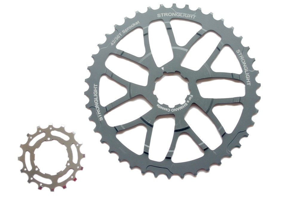 Stronglight Kassette opgradering til 40T Shimano