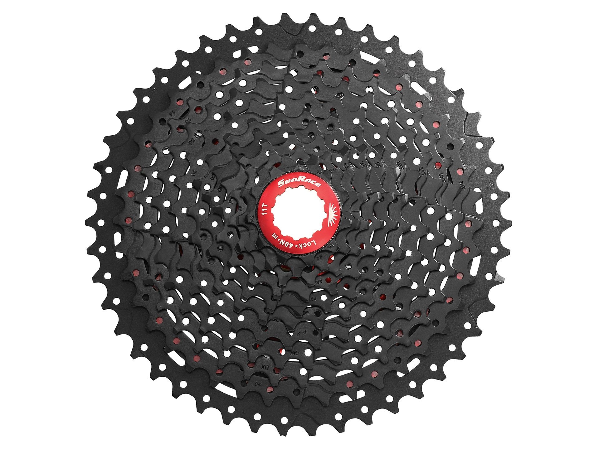 Sunrace CSMZ90 - Kassette 12 gear - 11-50 tands - MTB - Til Sram - Sort