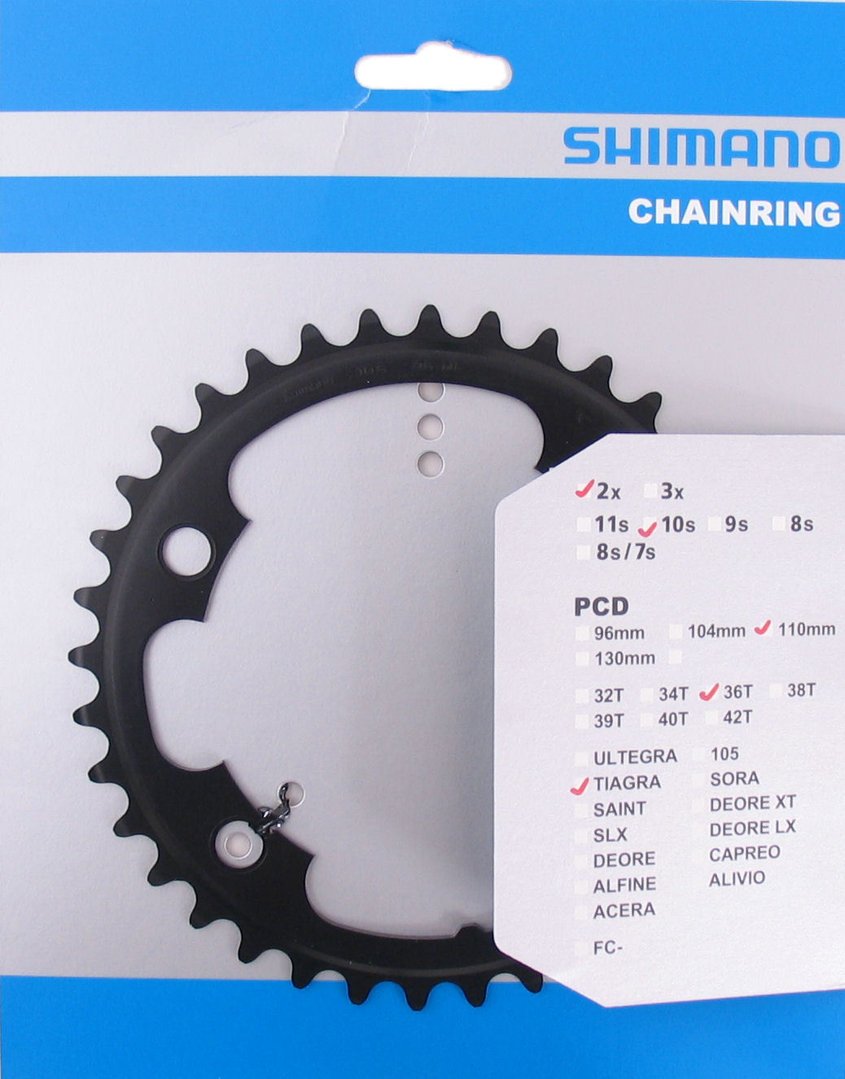 Shimano Tiagra - FC-4700 - 36 tands klinge - (52/36) til double kranksæt