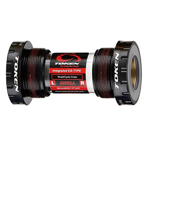 Token Krankboks BSA til Racer/MTB - Sort