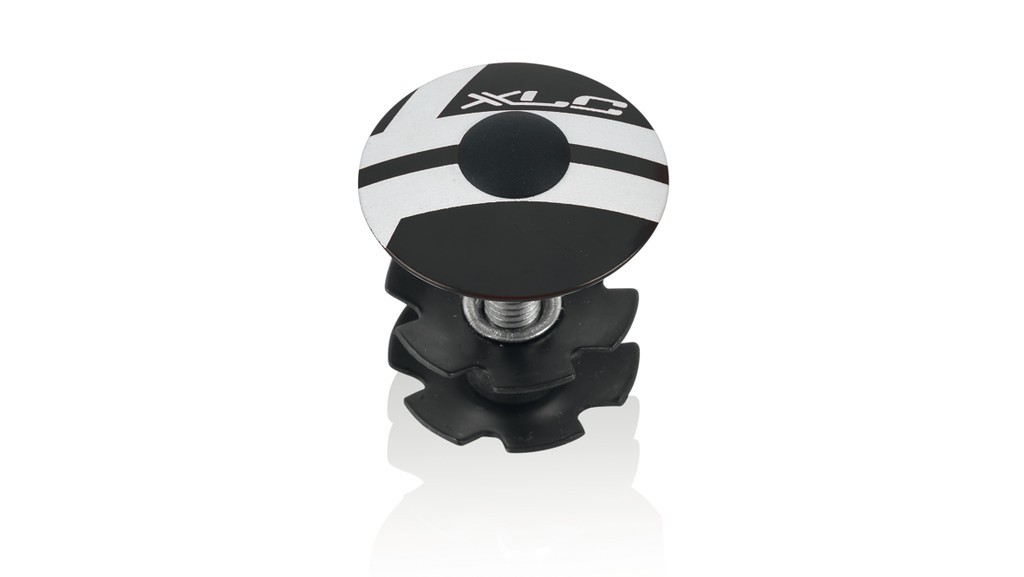 XLC Top Cap med Expander Sort 1"