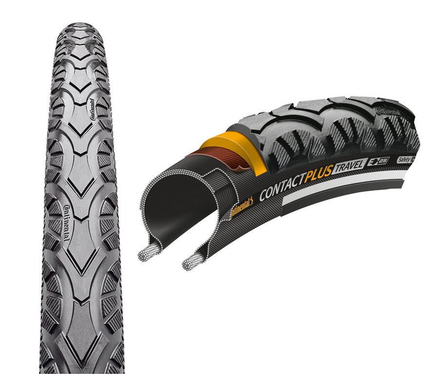 Continental Contact Plus Travel 26x1,75 (47-559) Reflekskant - 239,00 ...