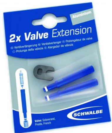 Schwalbe Ventilforlænger 65 mm 2 stk.